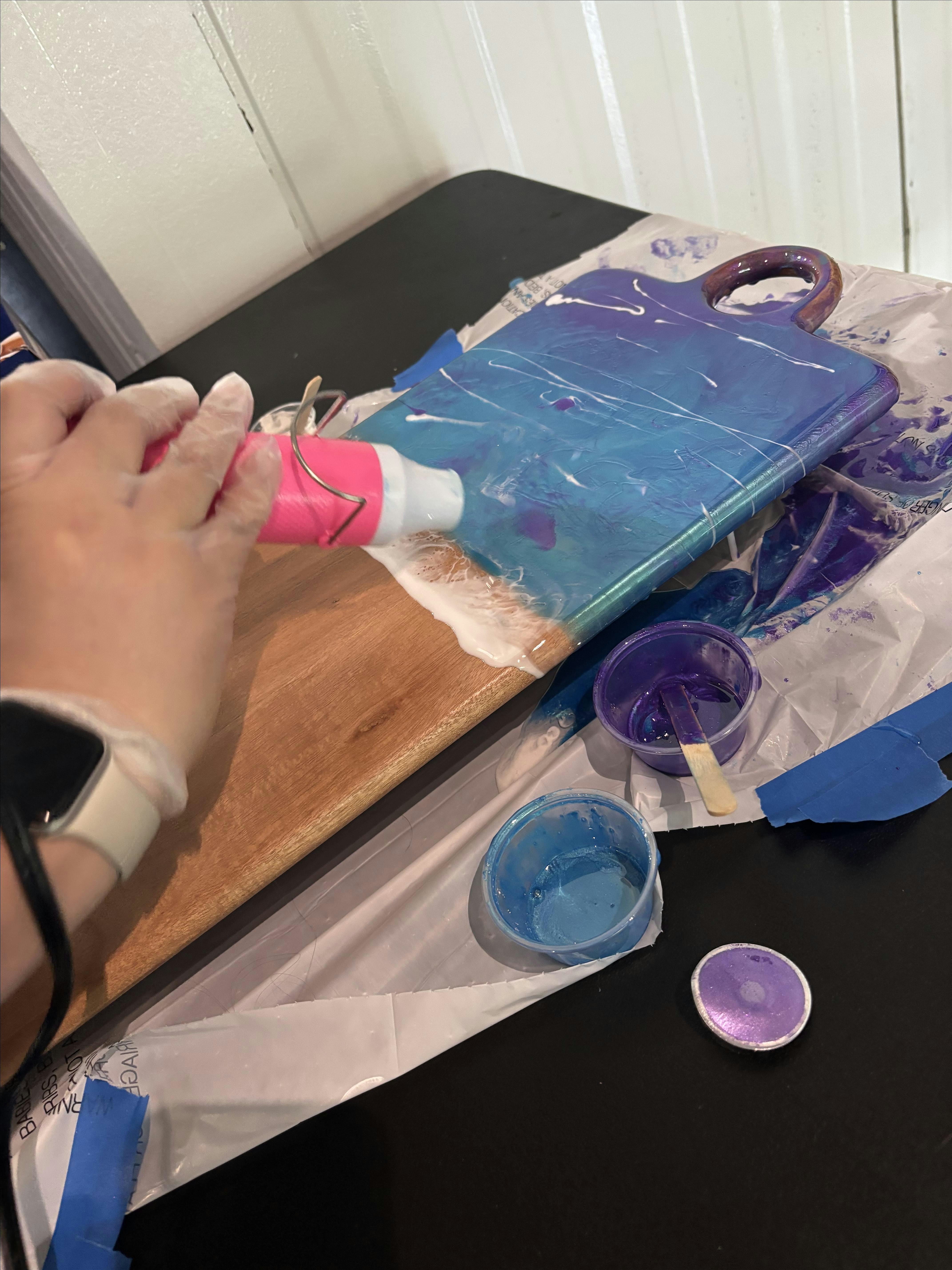 Resin Wave Board Class at Break Rock Brewing