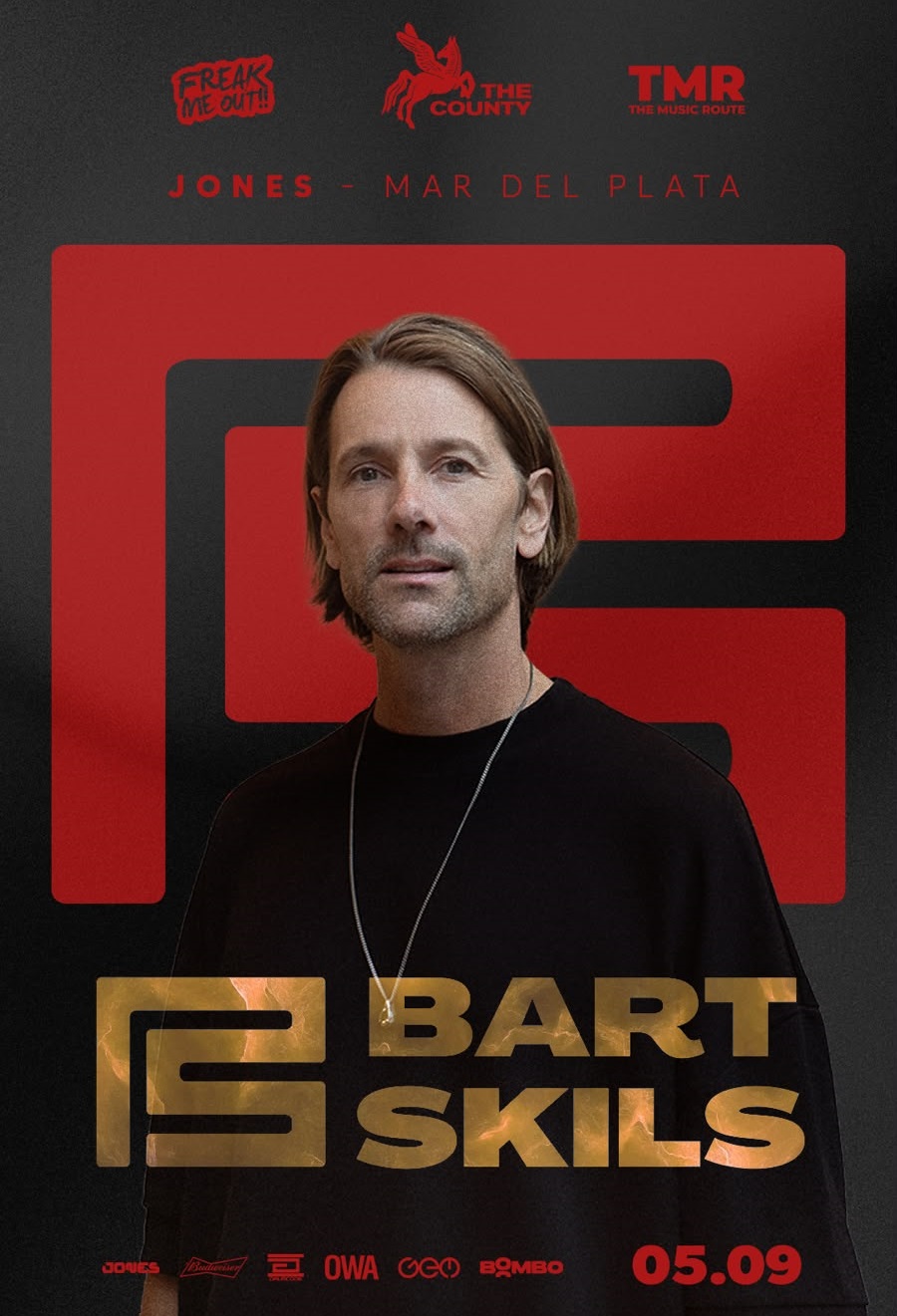 Bart Skils & MORE ARTISTS - by FREAK ME OUT & THE MUSIC ROUTE, MAR DEL PLATA