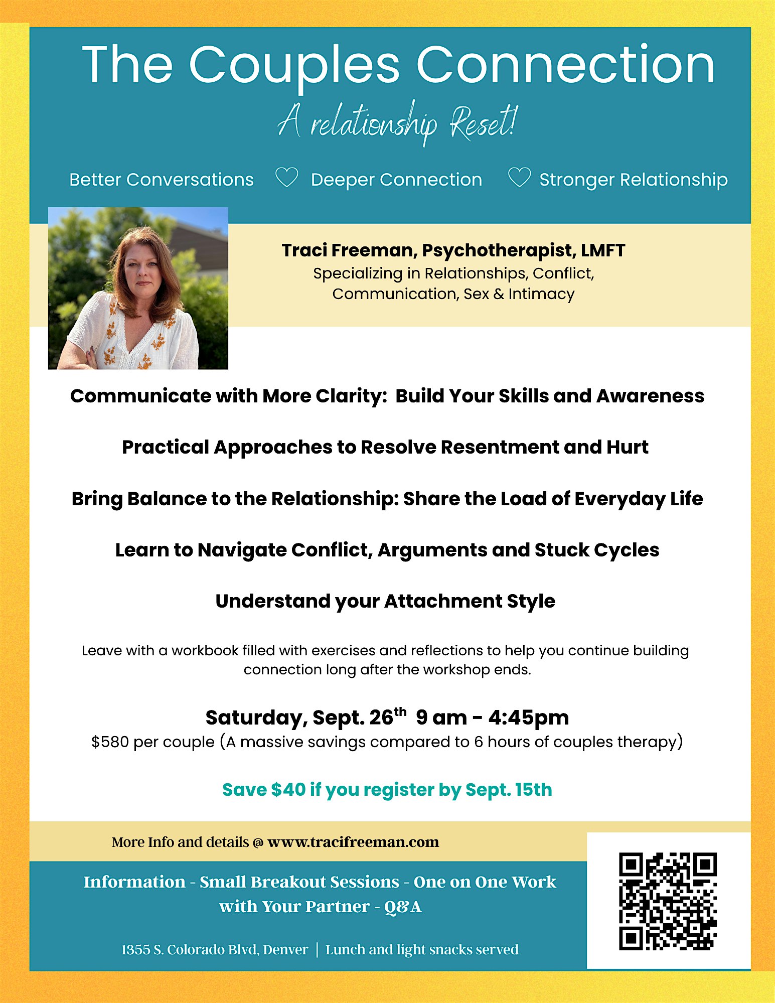 The Couples Connection Workshop