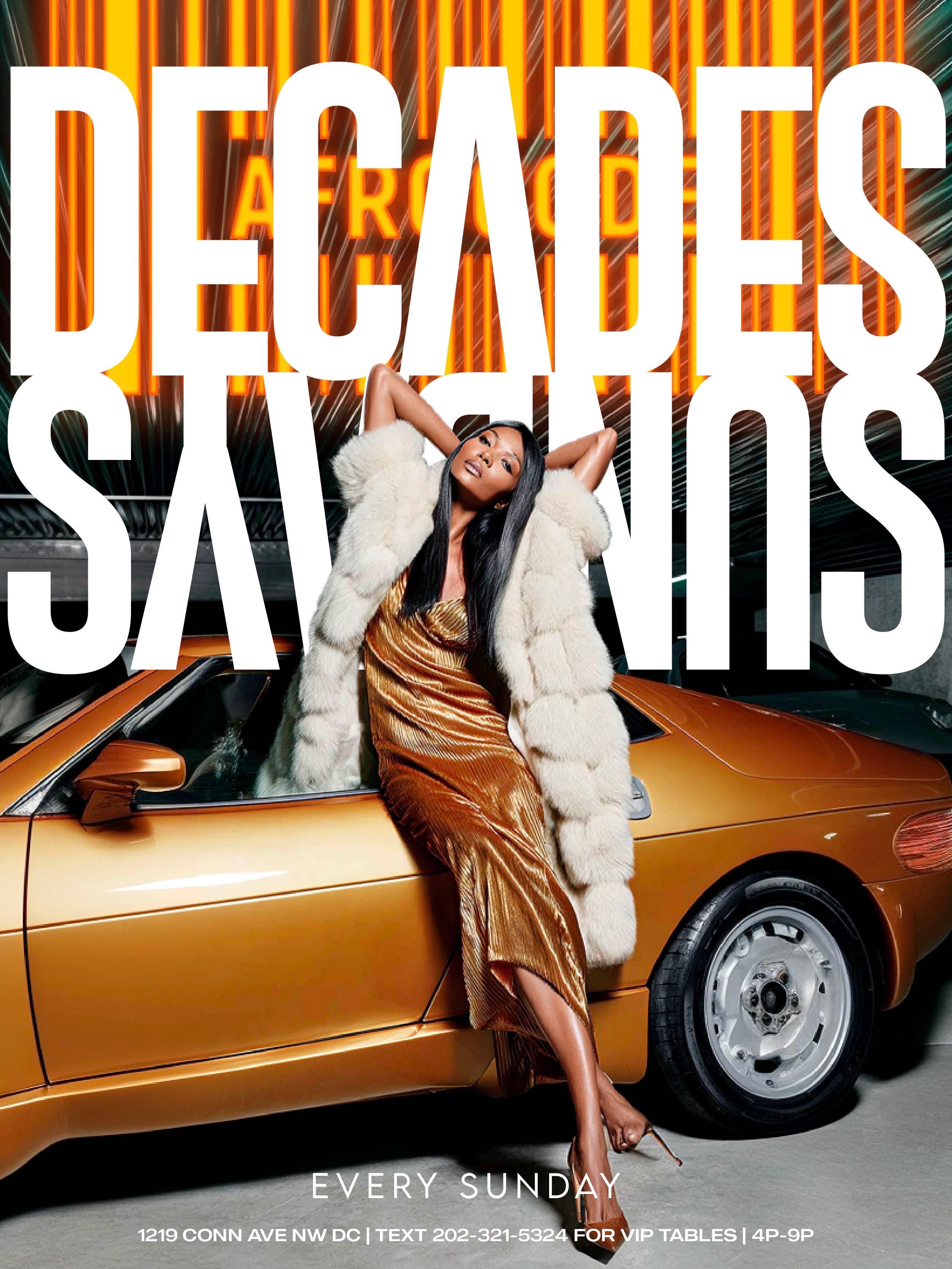 DECADES ON SUNDAY DAY PARTY [EVERY SUNDAY]