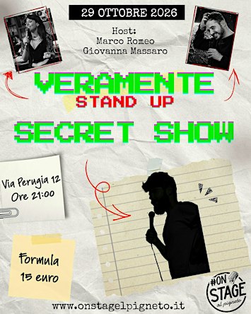 Veramente Stand Up Secret Show