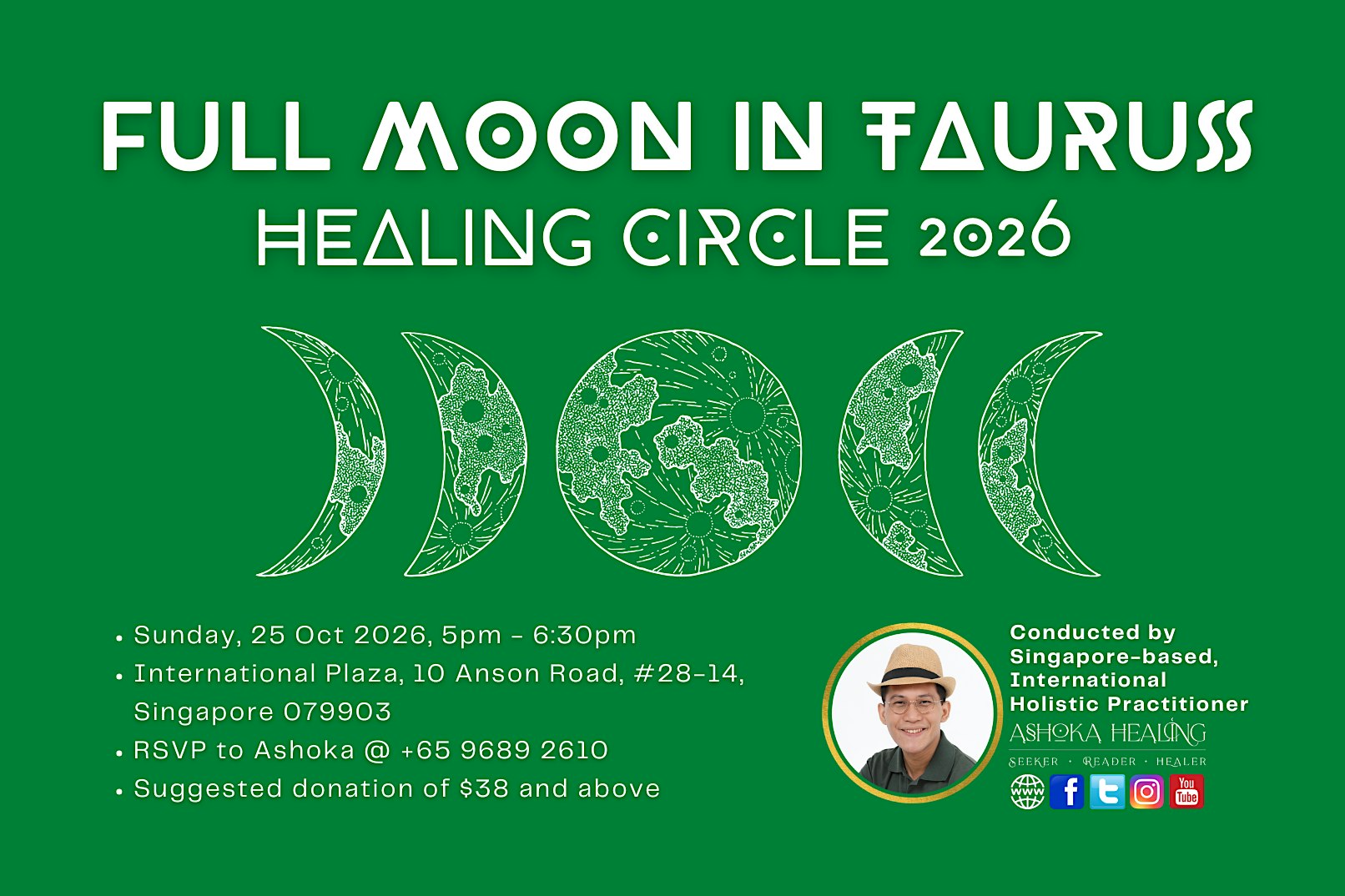 Full Moon in Taurus Healing Circle 2026