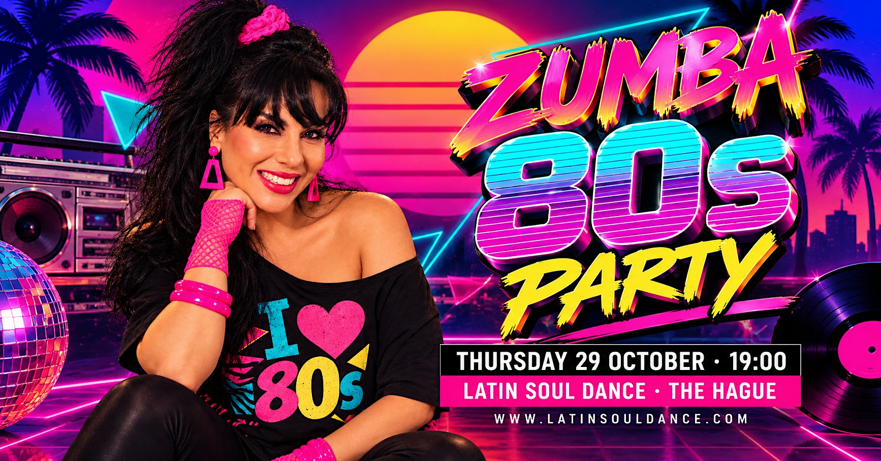 Zumba 80's Party Lets Dance and Enjoy The 80 Hits