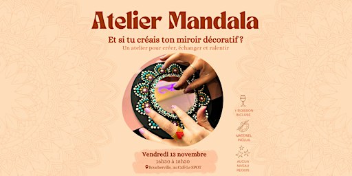 Atelier de création de mandala avec miroir