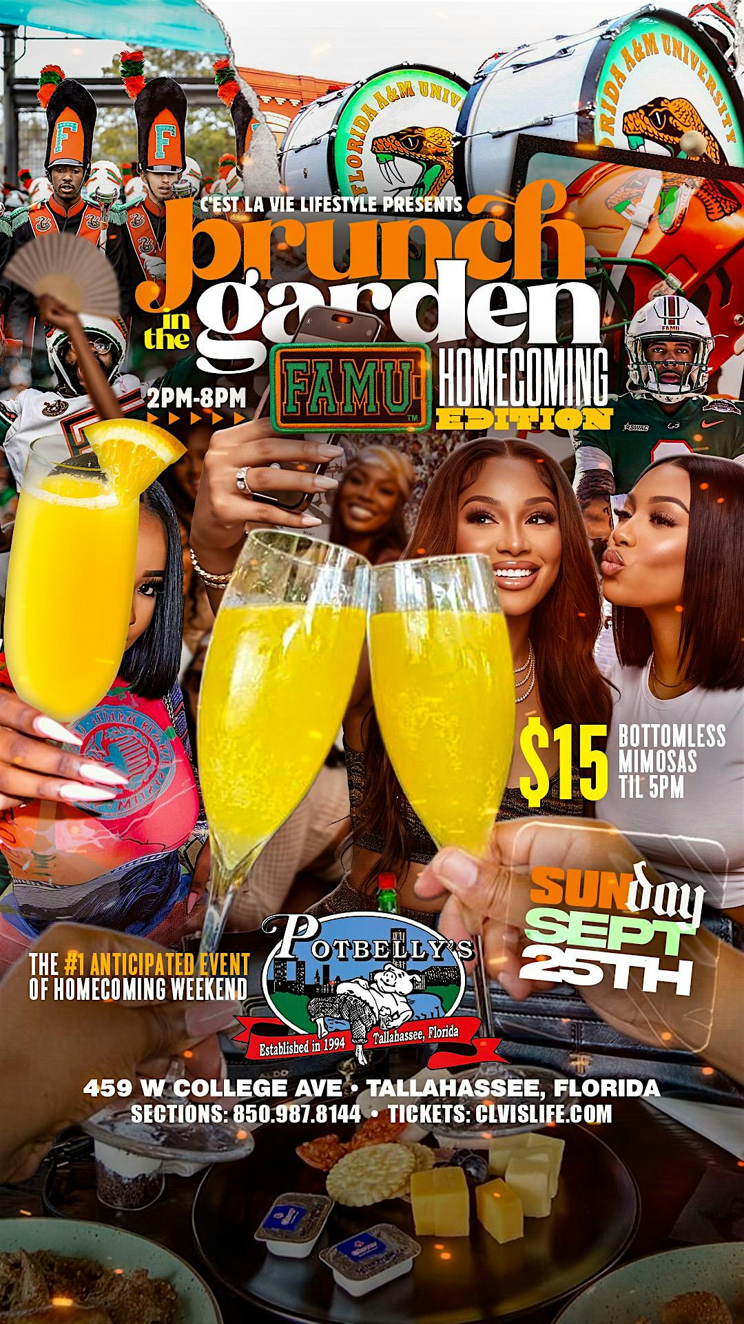 BRUNCH IN THE GARDEN HOMECOMING EDITION