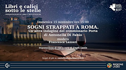 Libri e calici: 15 novembre Antonella Di Fabio