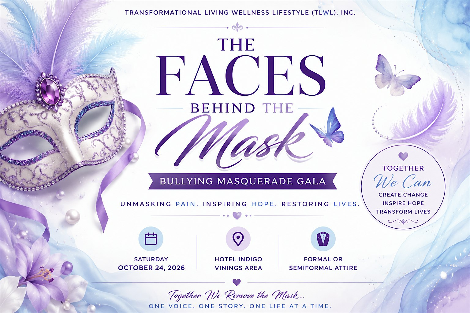 THE FACES BEHIND THE MASK: BULLYING MASQUERADE GALA 2026