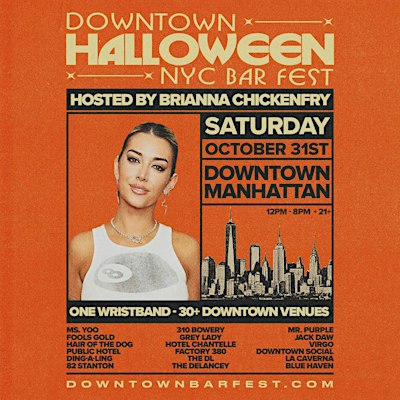 Downtown Halloween Bar Fest Hosted By Brianna Chickenfry 10/31