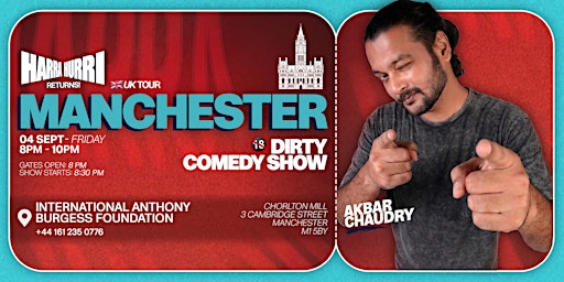 Harra Hurri Returns to Manchester! (DIRTY SHOW)