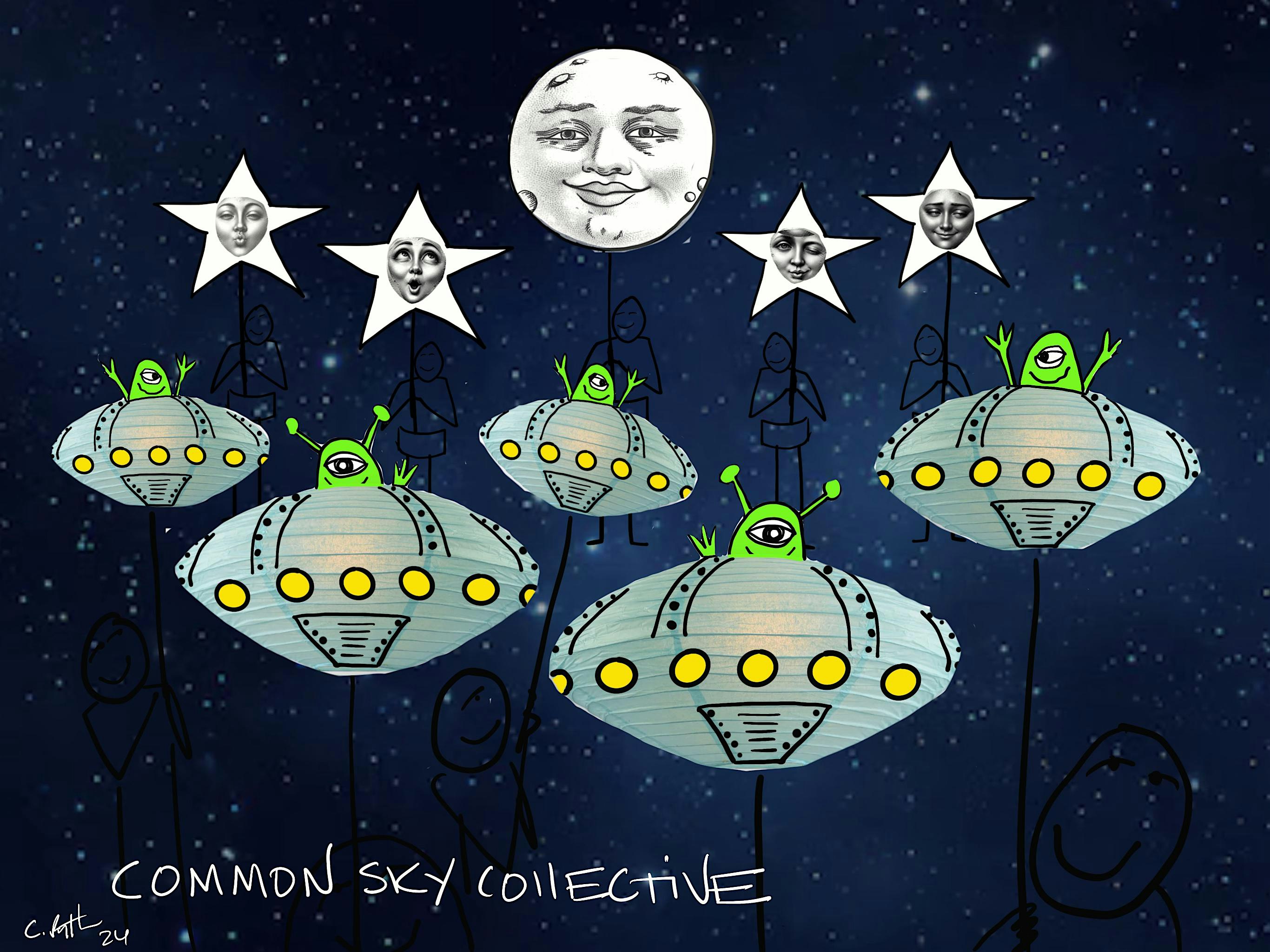 Flying Saucer Lantern Workshop for the Beltline Lantern Parade!