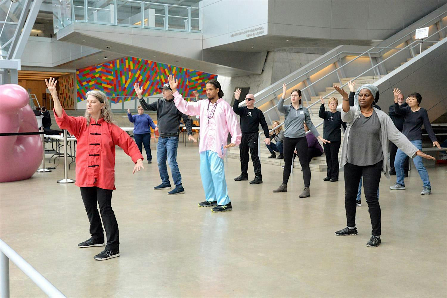 Mindful Art: Tai Chi in the Galleries