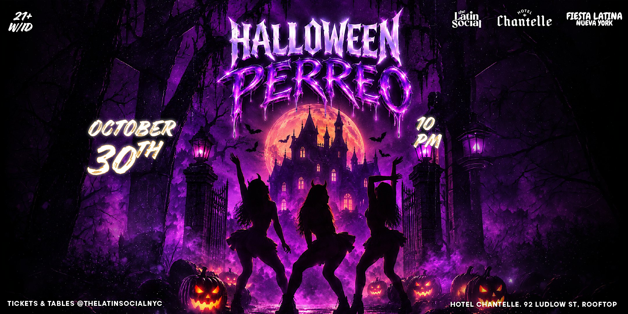 Reggaeton Rooftop Fridays: Halloween Perreo