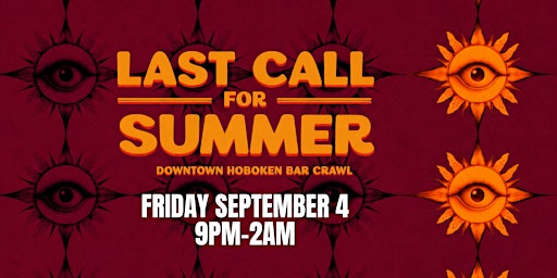 LAST CALL FOR SUMMER: DOWNTOWN HOBOKEN BAR CRAWL!