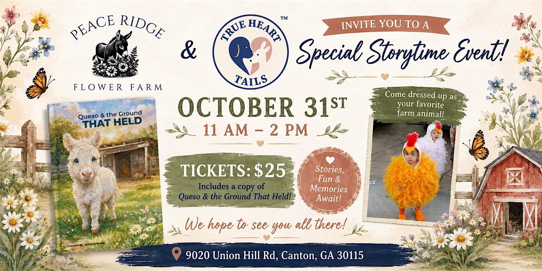 Storytime at Peace Ridge Flower Farm