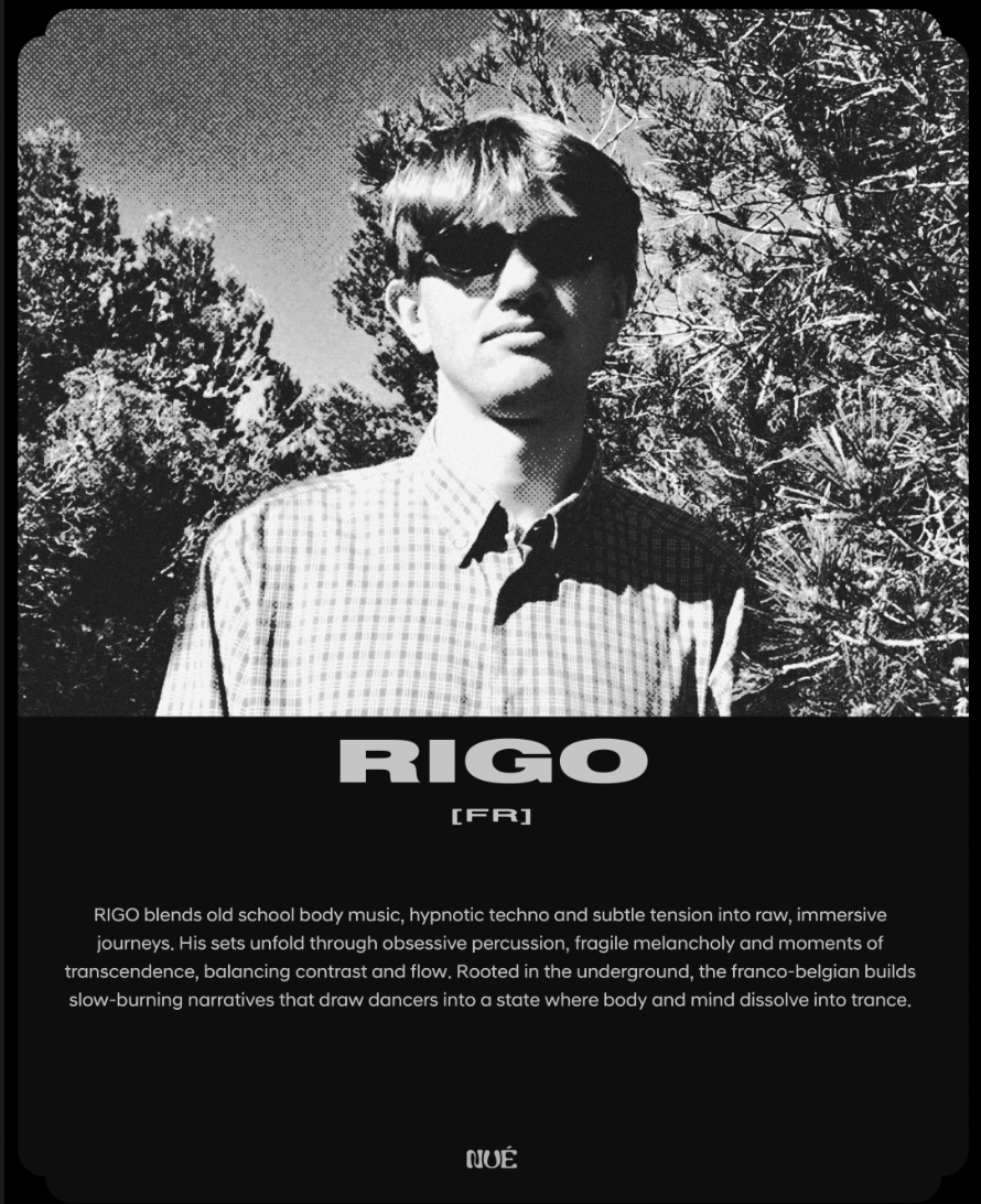 Nue invites: RIGO