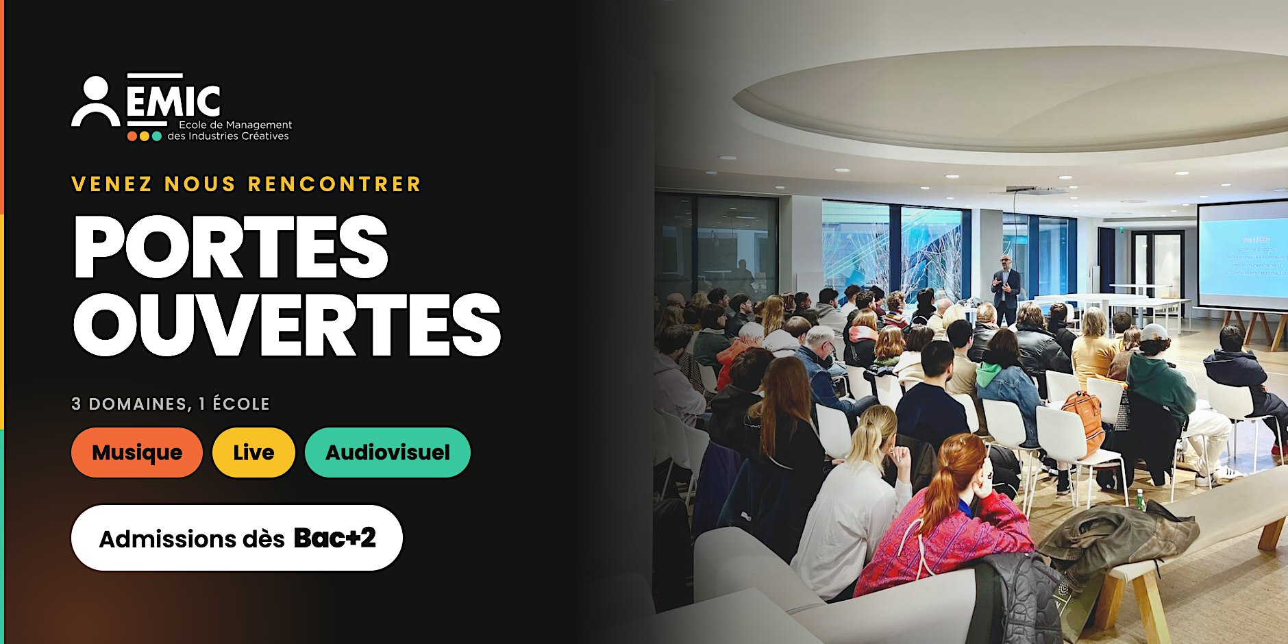 Soirée Portes Ouvertes - Management des Industries Créatives