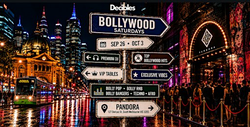 Bollywood Saturdays at Decibles, Melbourne