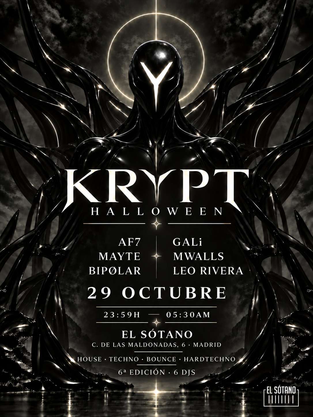 KRYPT: BIPØLAR, AF7, MWALLS, GALI, LEO RIVERA, MAYTE