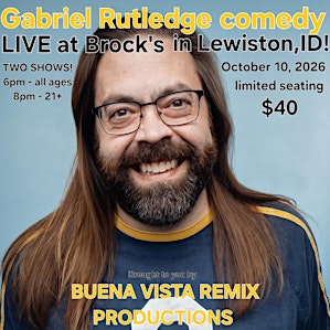 Gabriel Rutledge comedy at Brock's