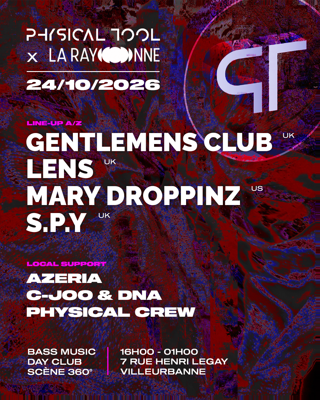Physical Tool X La Rayonne [Bass Music Day Club]
