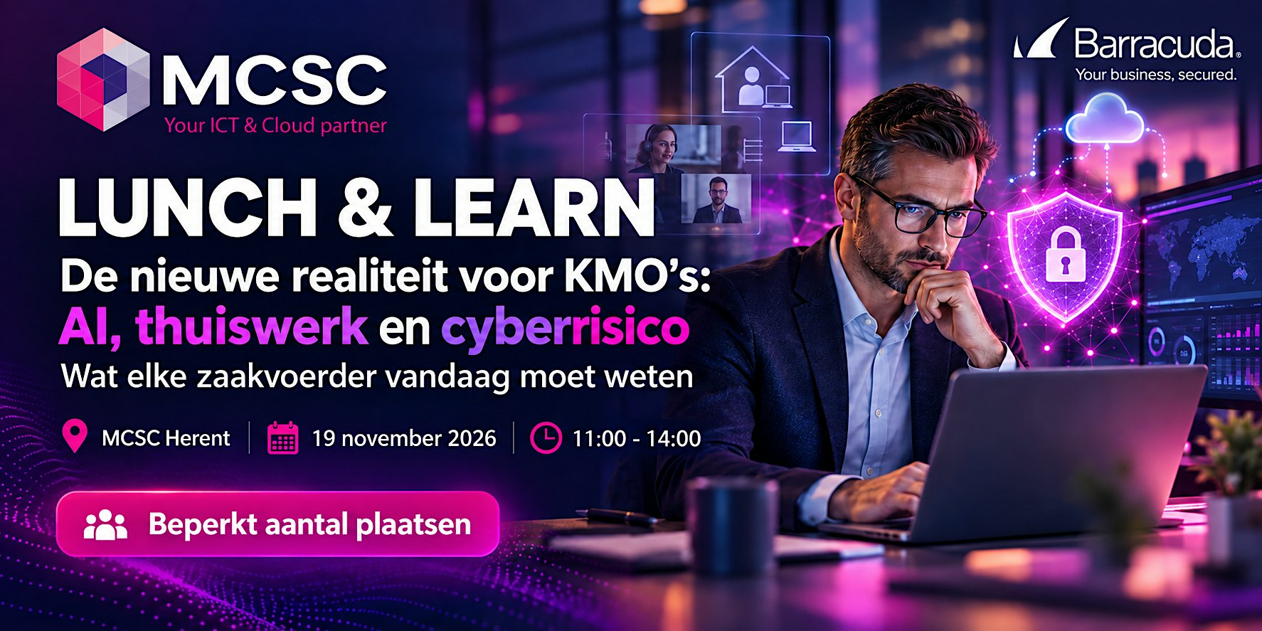 De nieuwe realiteit voor KMO's: AI, thuiswerk en cyberrisico