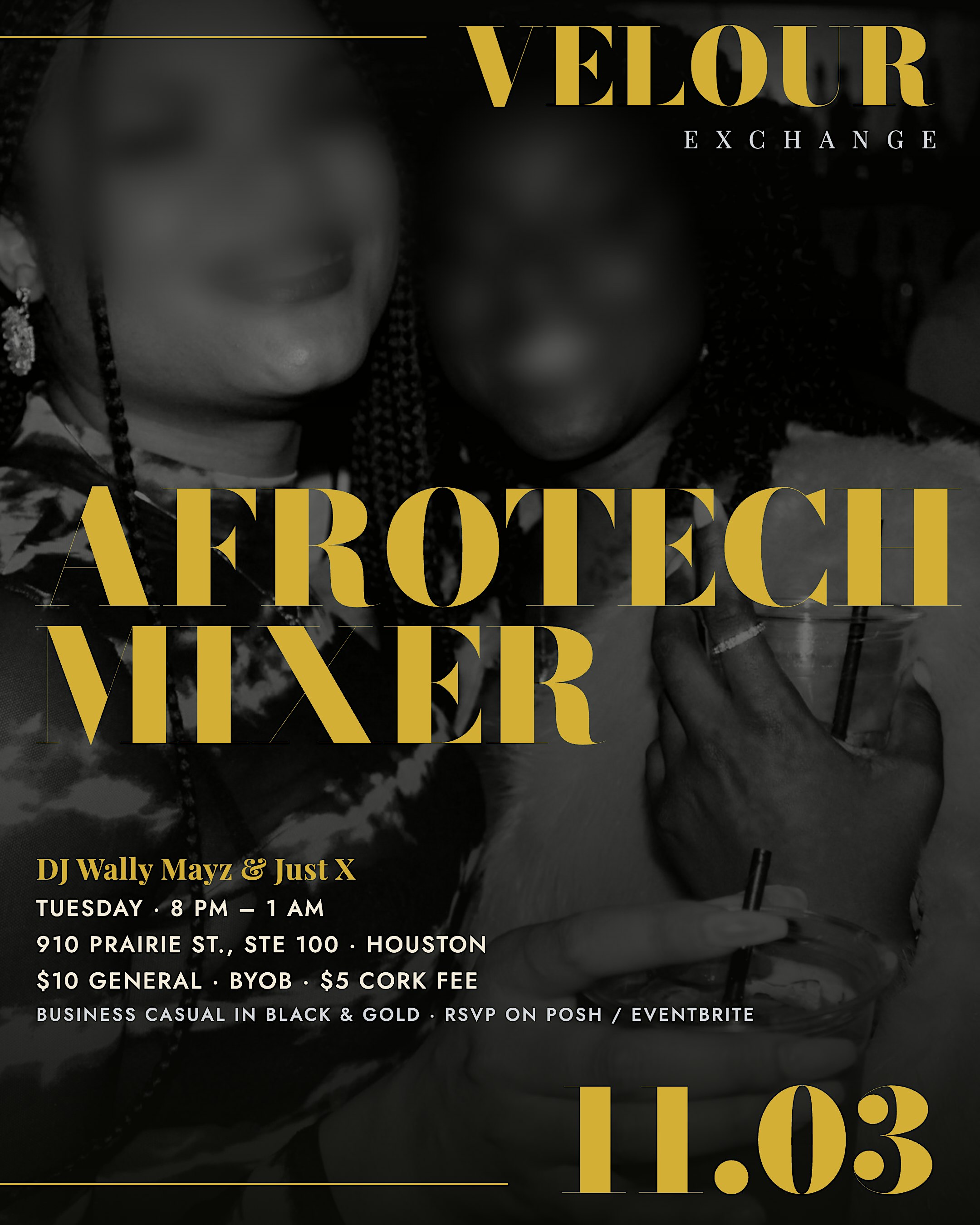 Velour Exchange Presents: The Black & Gold Mixer