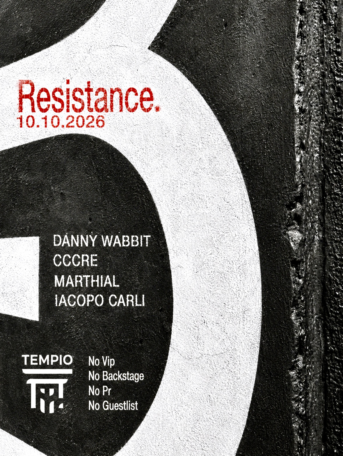 RESISTANCE: Danny Wabbit, Kora Lyssa, cccre, Marthial, Iacopo Carli