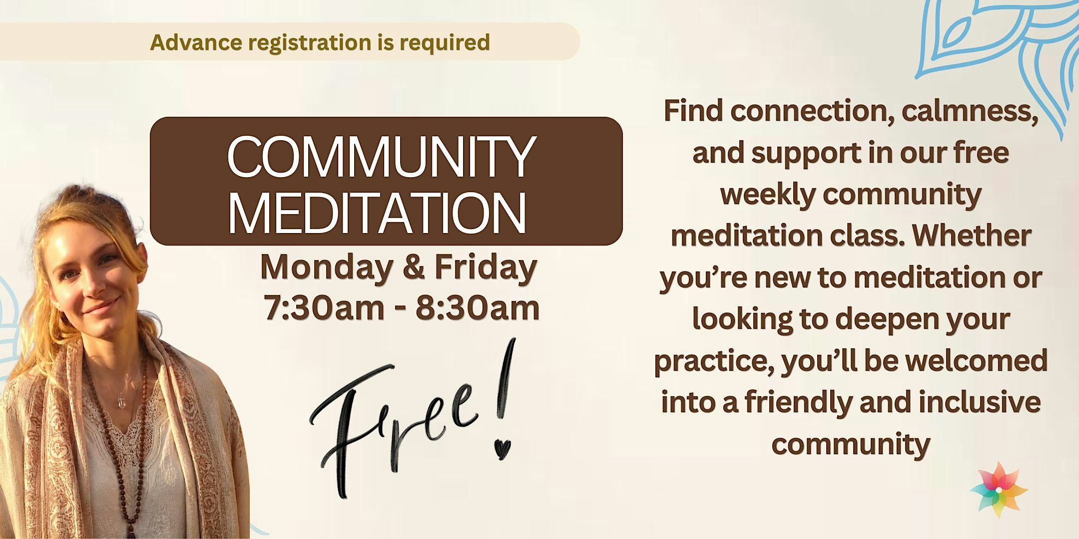 Community Meditation - Free!