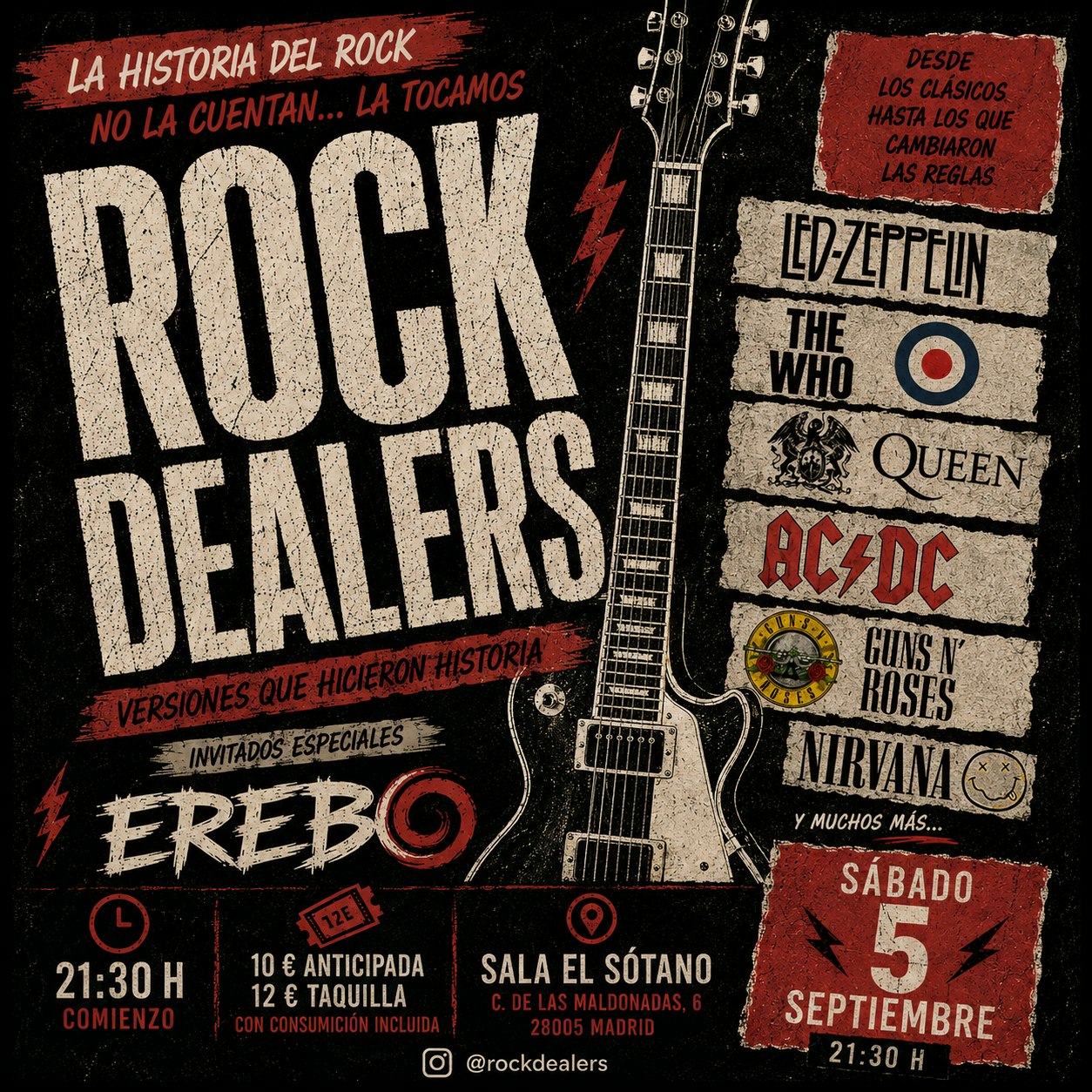 Rock Dealers & Erebo “Historia del Rock” 