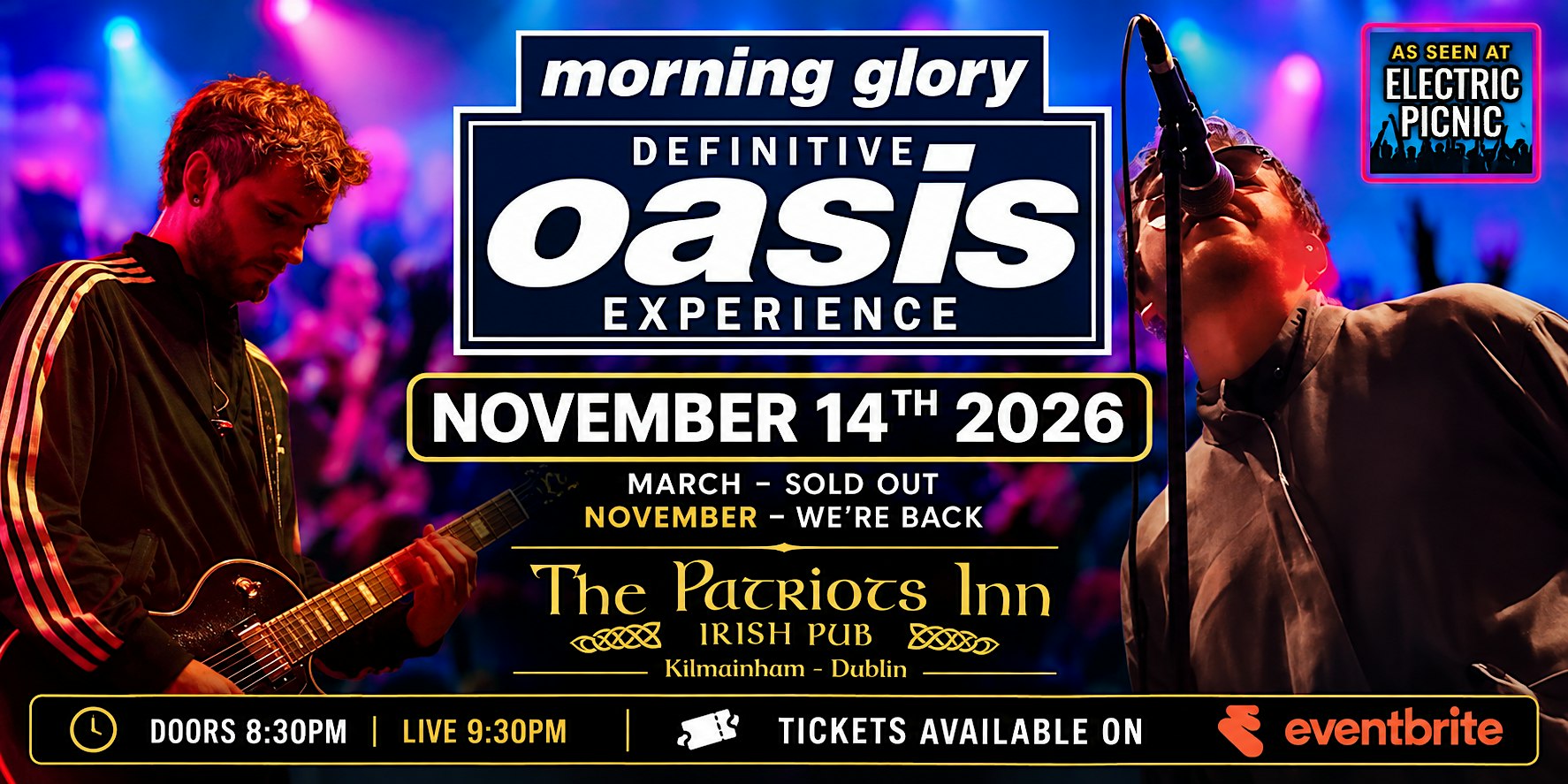 MORNING GLORY RETURN TO THE  PATRIOTS INN