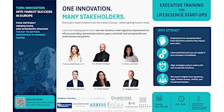 One Innovation, Many Stakeholders. From Health Research to Market Adoption.