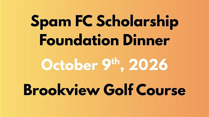 Spam FC Scholarship Dinner - 2026