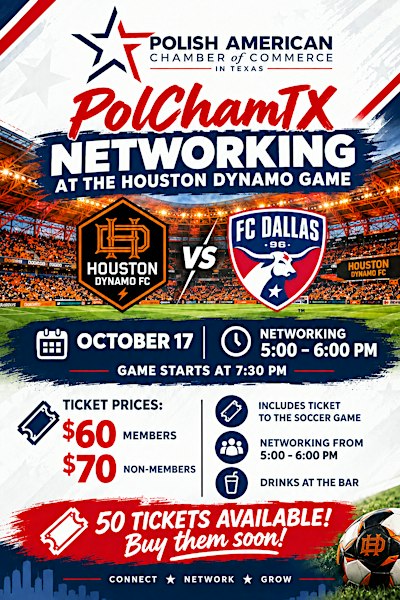PolChamTX Networking At The Houston Dynamo Game
