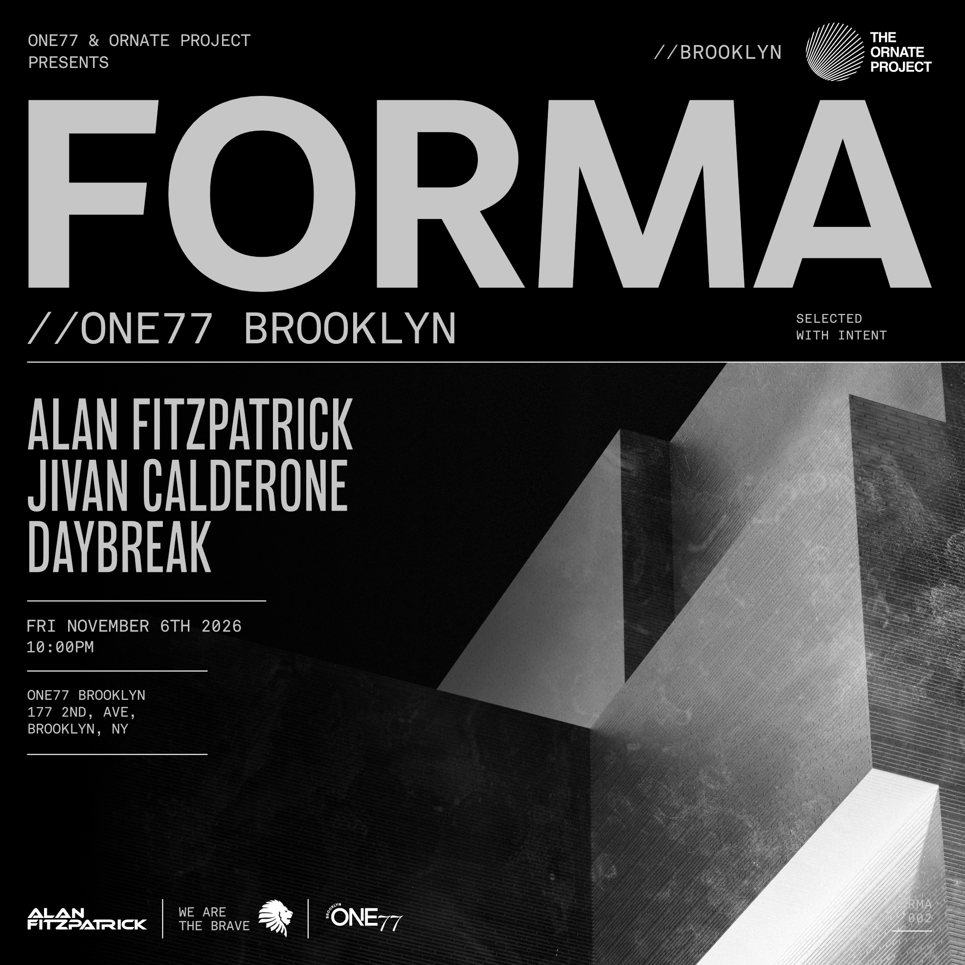 Alan Fitzpatrick 'FORMA' - Nov. 6th, 2026