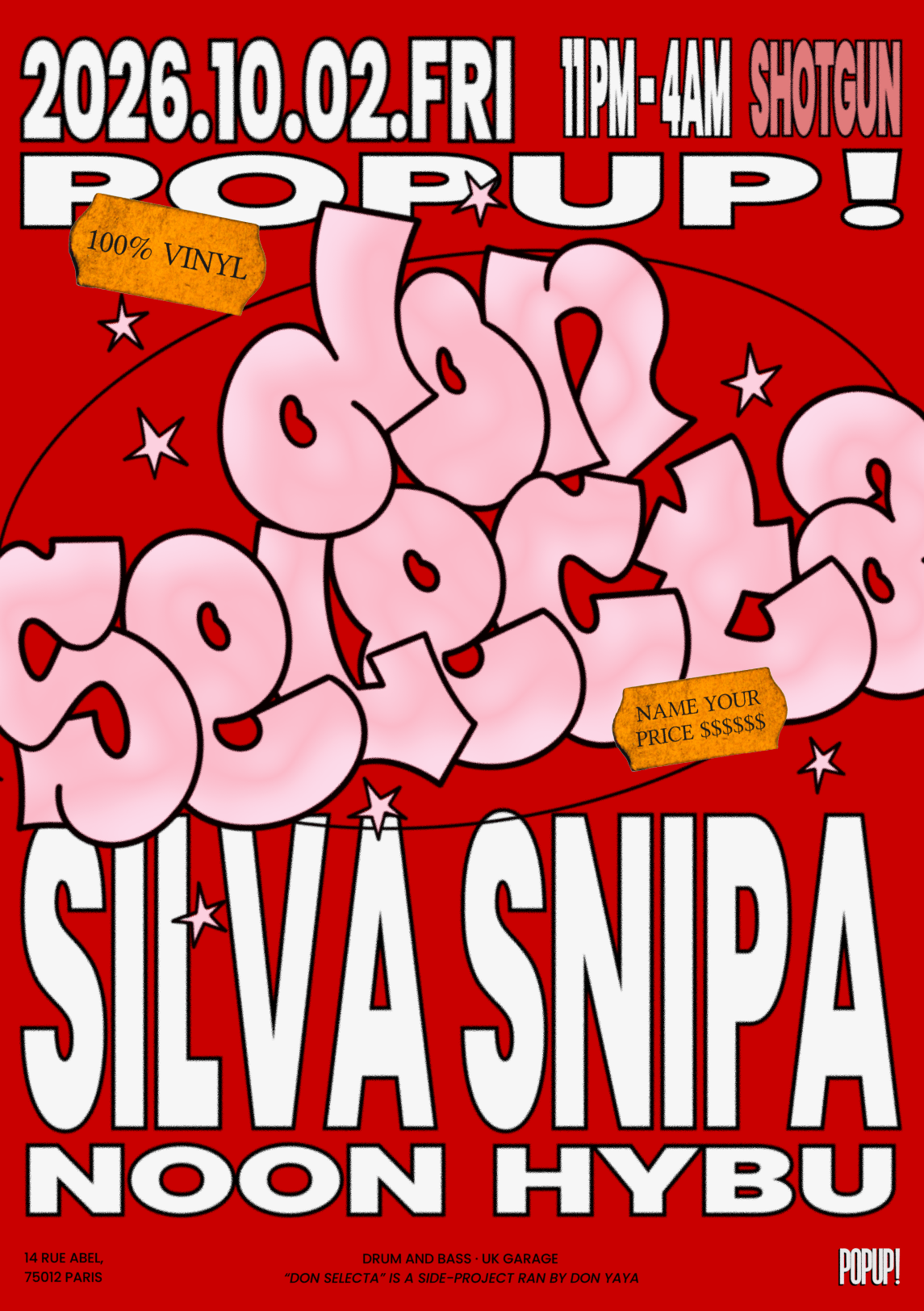 DON SELECTA #3 (100% Vinyl): Silva Snipa (UK), NOON, Hybu