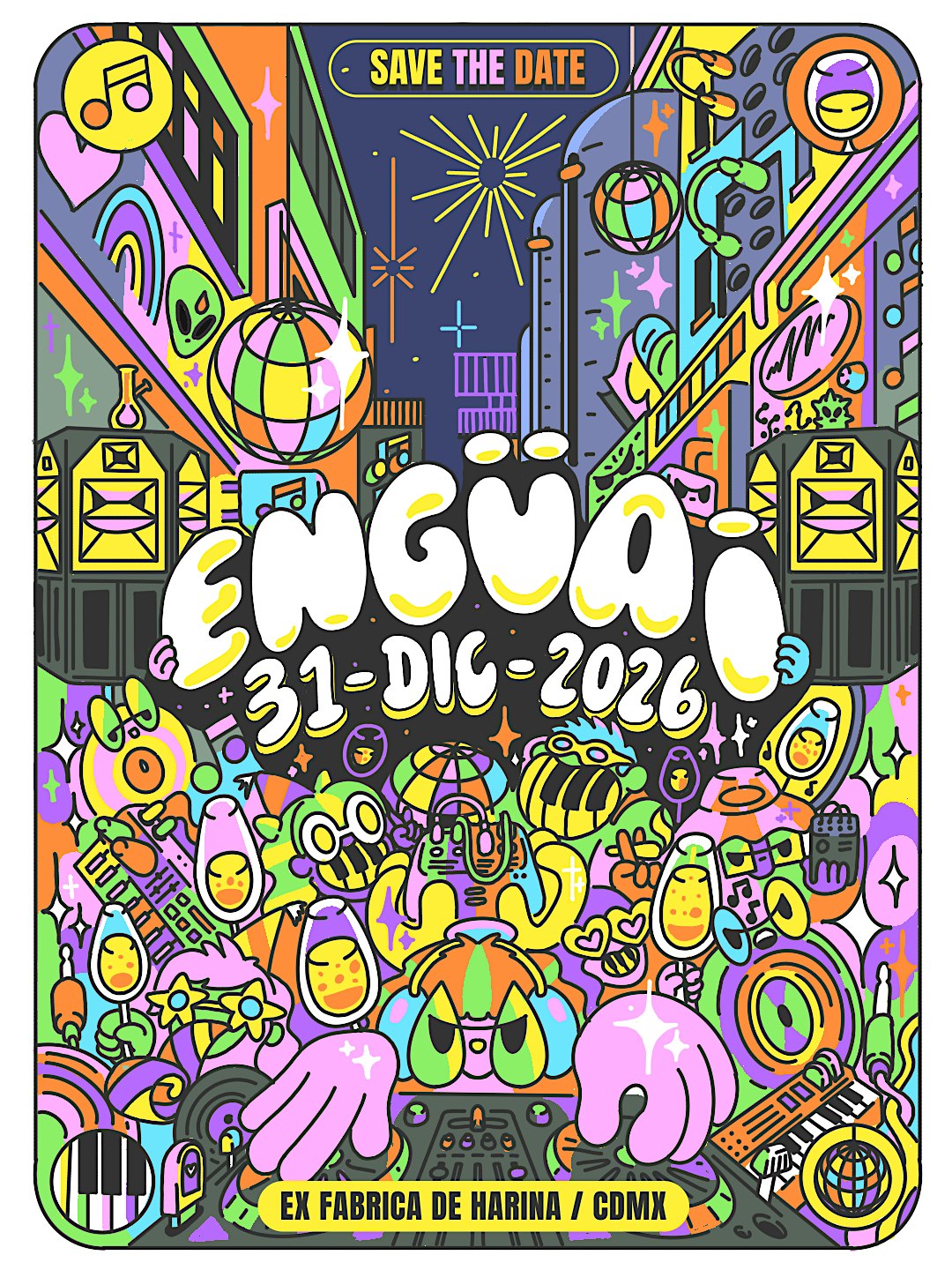 ENGÜAI 26–27 /   NYE Ex - Fabrica de Harina