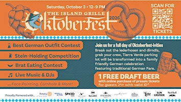 Oktoberfest at The Island Grille and Raw Bar!