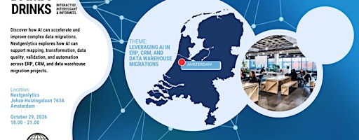 DAMA Drinks Amsterdam, hosted by DAMA NL Friend Nextgenlytics