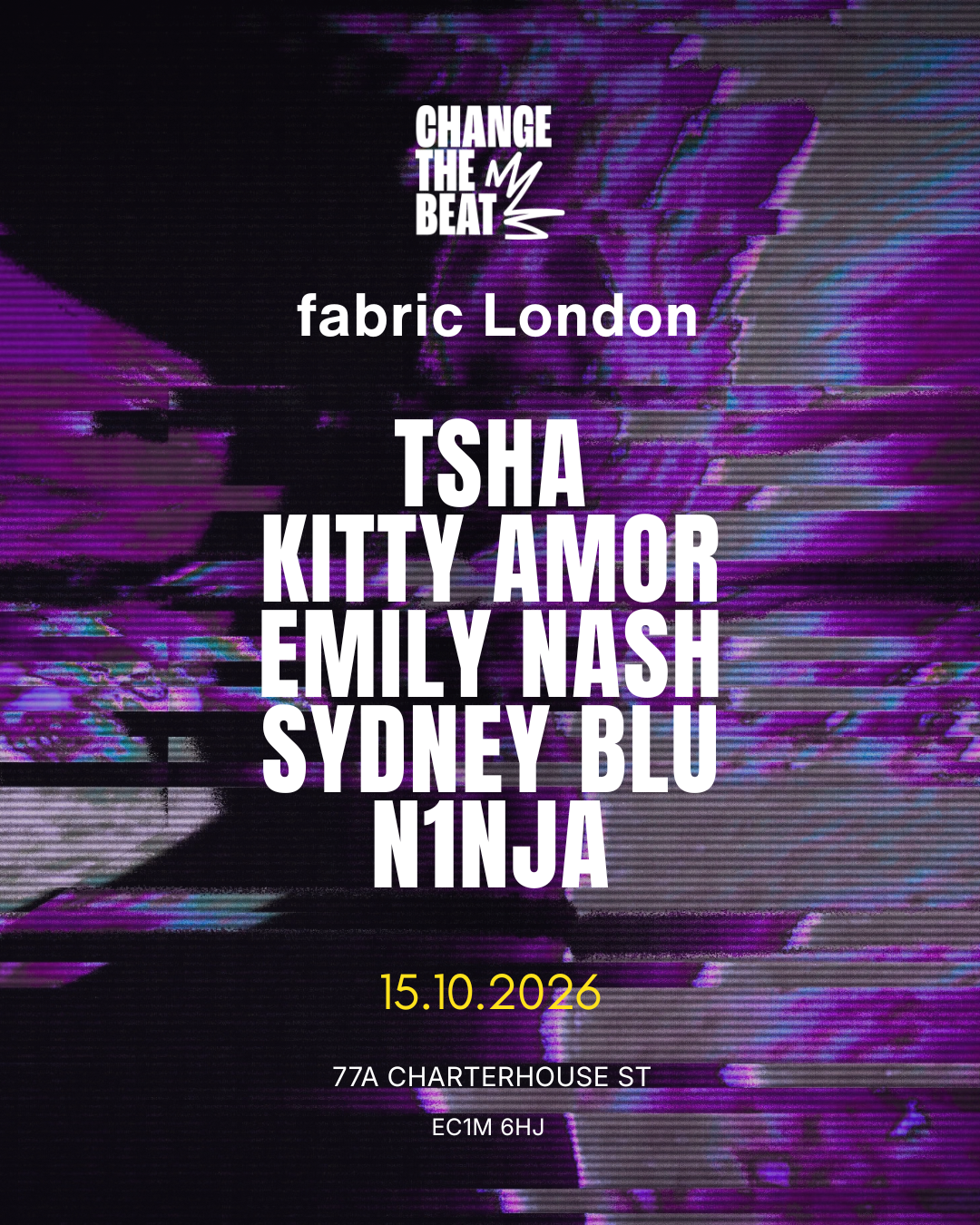 Change the Beat fabric London
