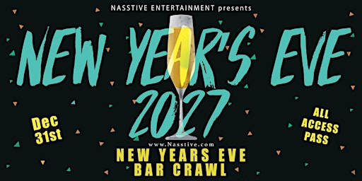 New Years Eve St. Petersburg NYE Bar Crawl - Party Pass 10+ Venues