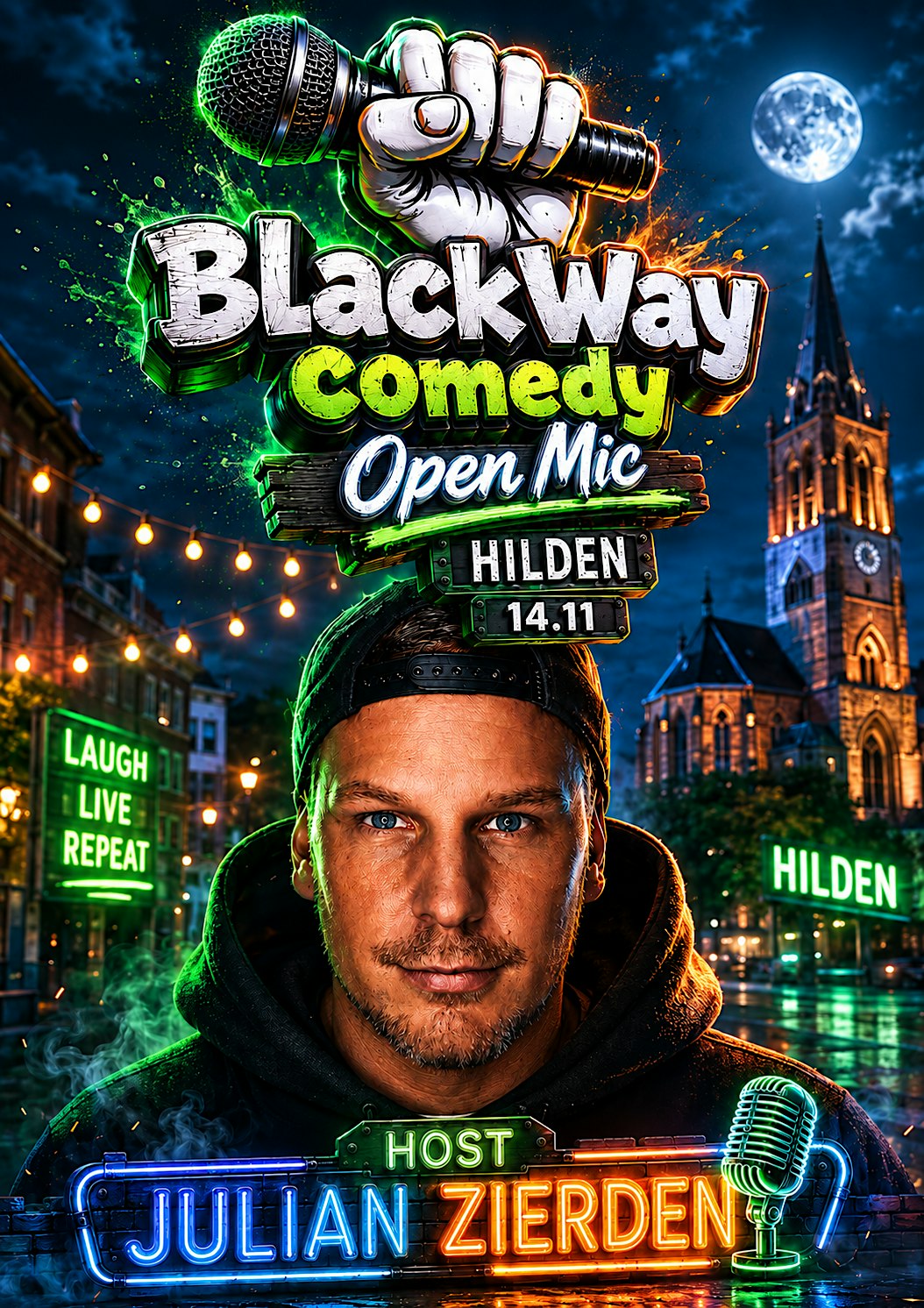 BlackWay Comedy Open Mic