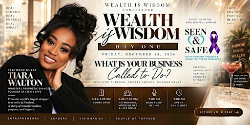Wealth is Wisdom Networking Event