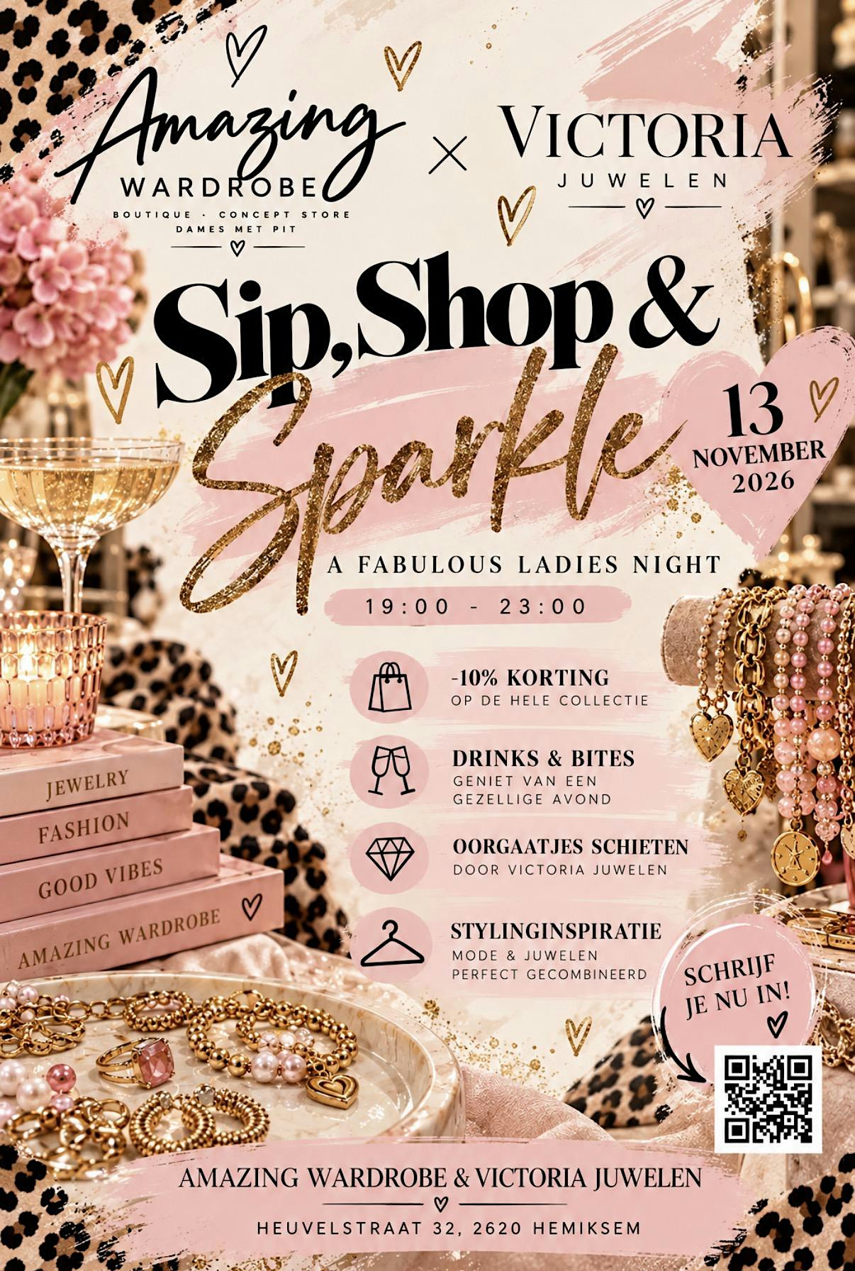 Sip, shop & sparkle
