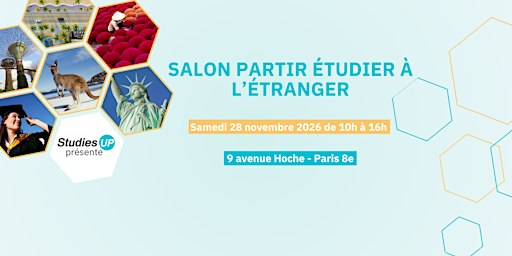 Le Salon StudiesUP : Partir étudier à l'étranger 2026