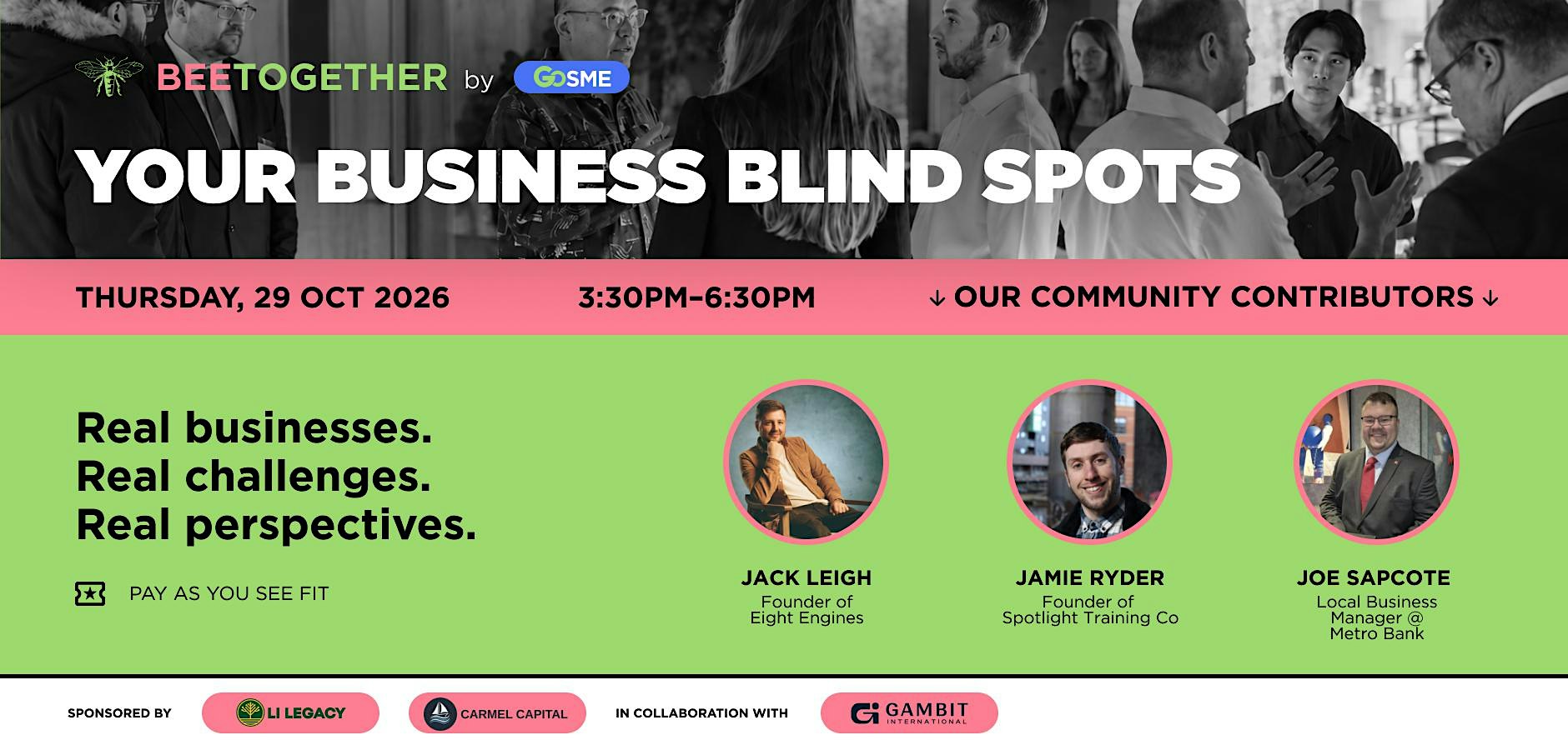 YOUR BUSINESS BLIND SPOTS