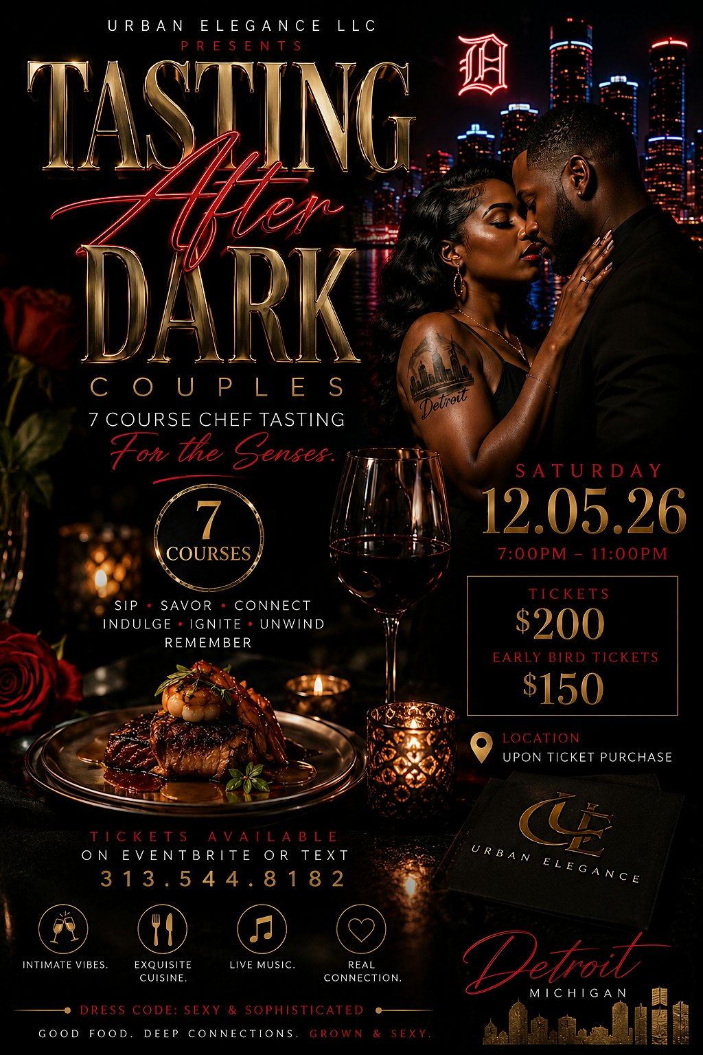 Tasting after dark