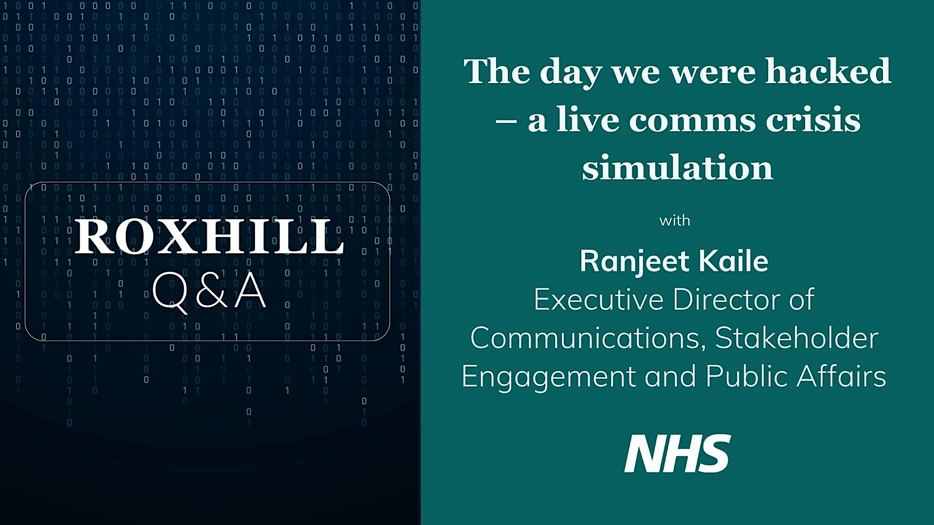 Q&A: The day we were hacked – a live comms crisis simulation