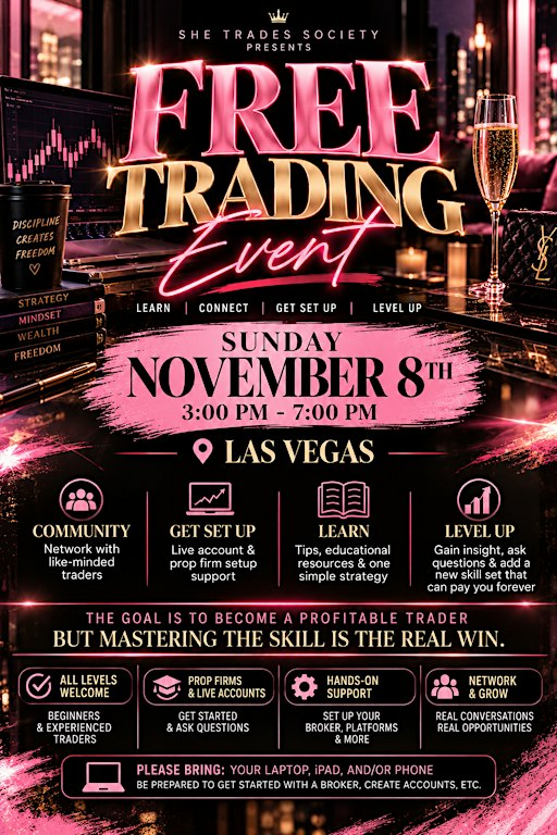 FREE LIVE TRADING EVENT | LAS VEGAS   Want to learn a new skill that