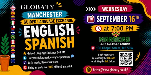 Manchester Guided English – Spanish Language Exchange