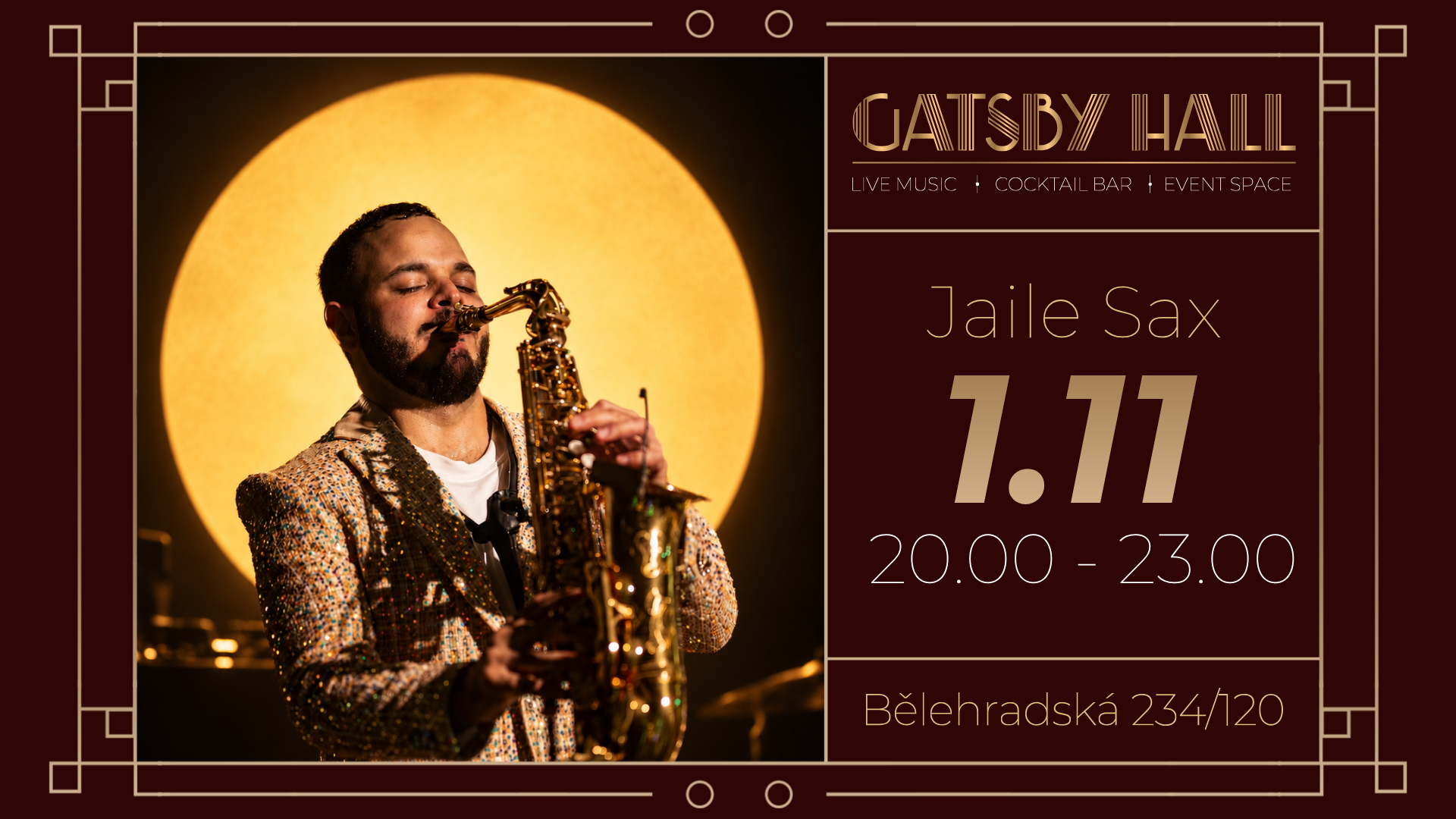 Jaile Sax: Live Saxophone & Vocals
